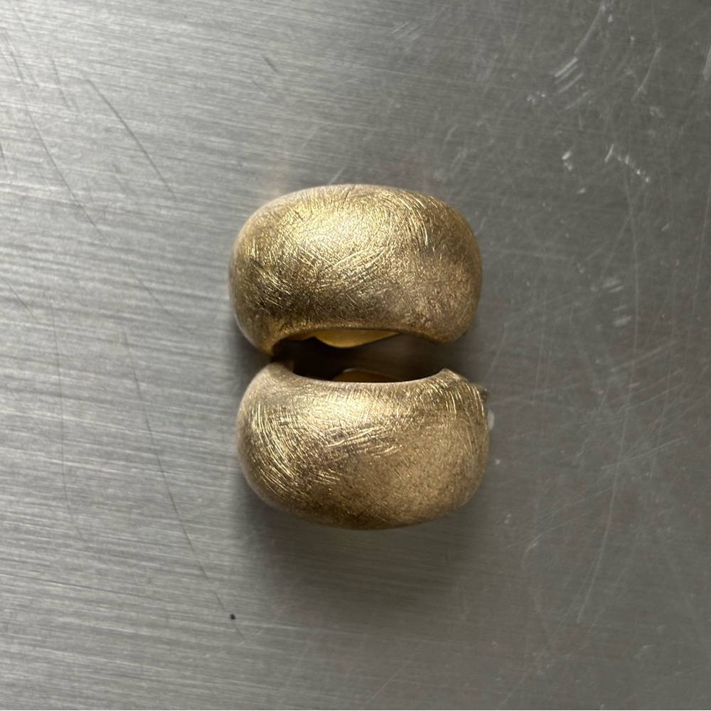 925 Silver clip on earrings (gold plated)